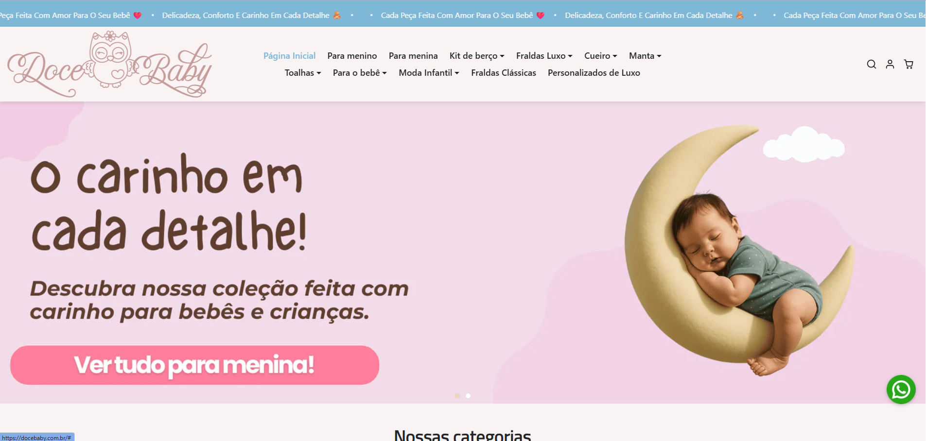 Site da Doce Baby